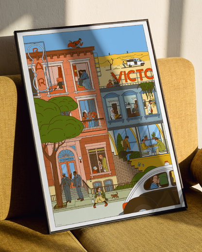 Jaarposter 2025: Cineville x Maaike Canne