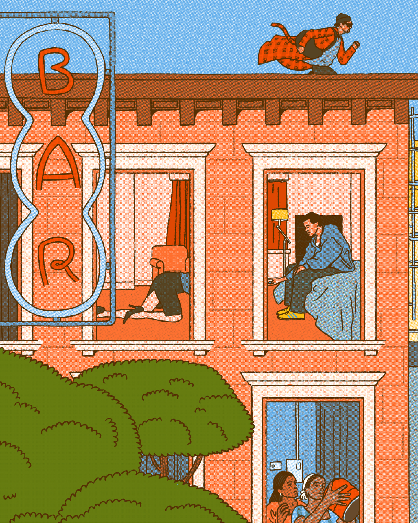 Jaarposter 2025: Cineville x Maaike Canne