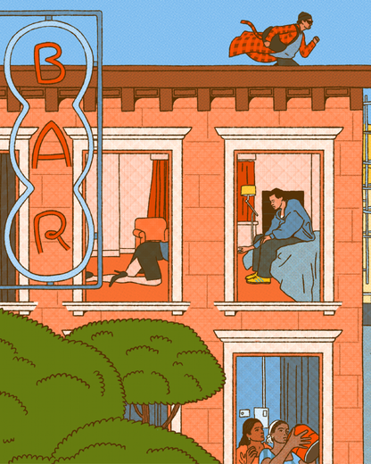 Jaarposter 2025: Cineville x Maaike Canne