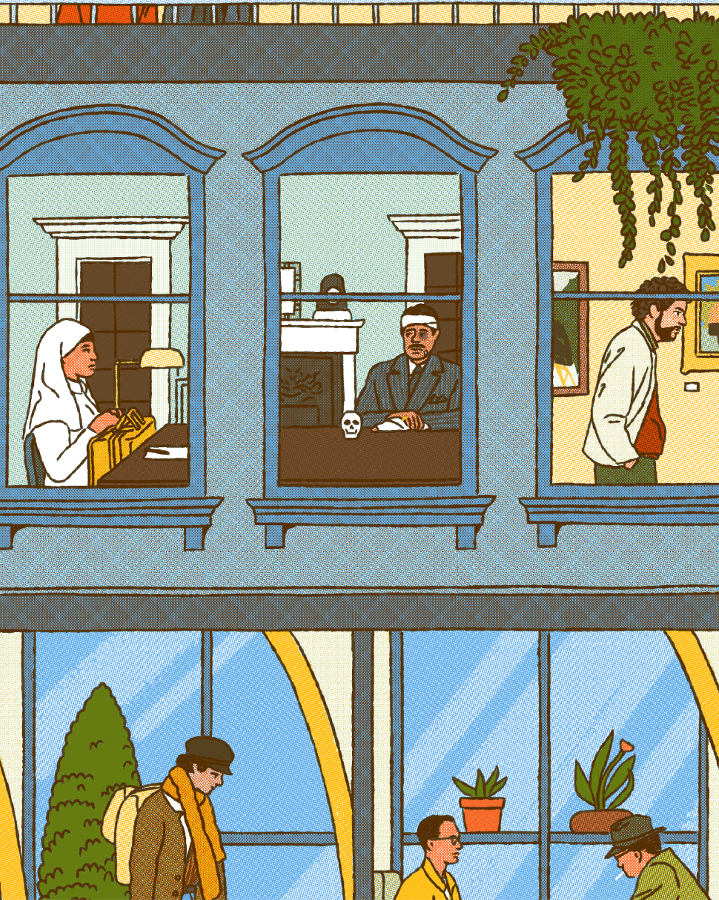 Jaarposter 2025: Cineville x Maaike Canne