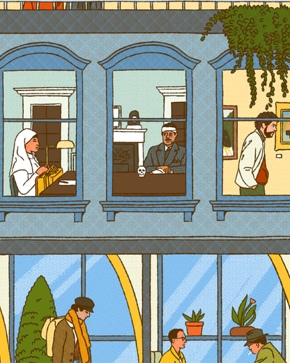 Jaarposter 2025: Cineville x Maaike Canne